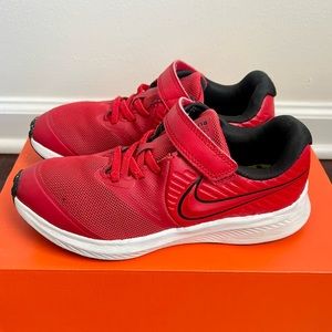 Nike University Red/Volt/Black" Preschool Kids' Shoe, Size 2Y